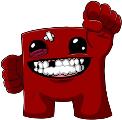 Super Meat Boy By Equilibrik - Super Meat Boy Png (679x541)