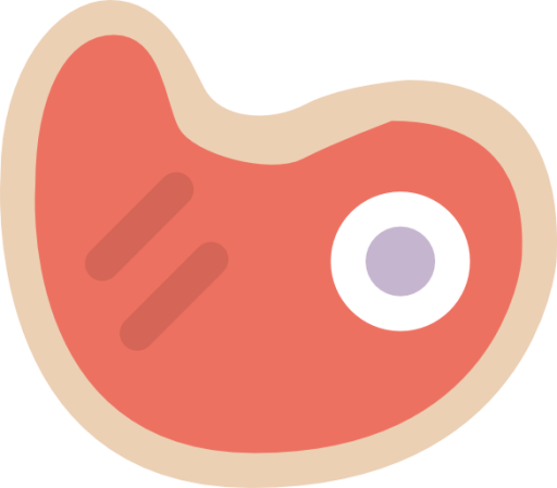 Meet, Food, Meat, Pork Chops Icon - Meat (512x449)