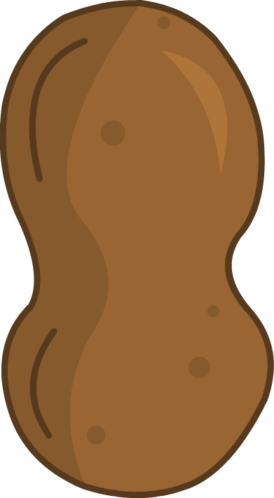 He Looks Like A Peanut - Bfdi Peanut (391x710)