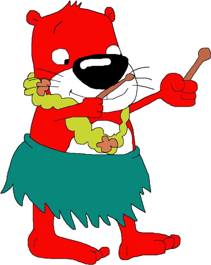 Hula Kid Peanut By Shiftythedingoman - Cartoon (848x942)