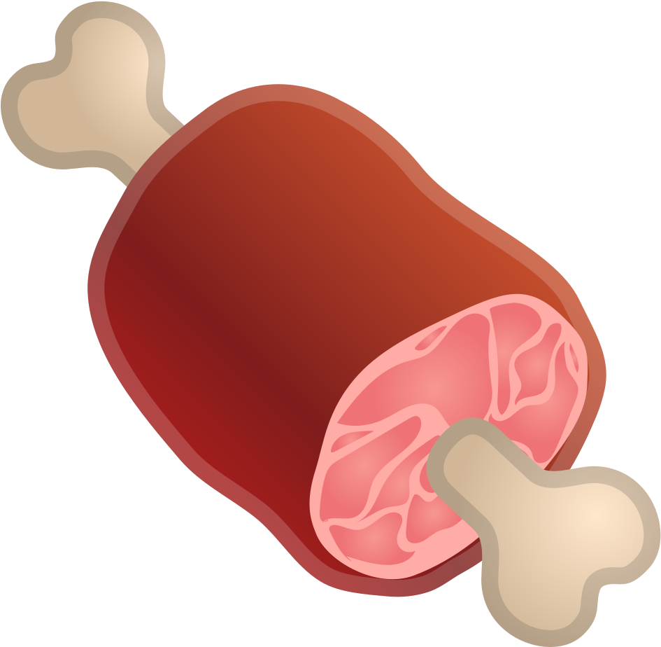 Meat On Bone Icon - Meat On Bone (1024x1024)