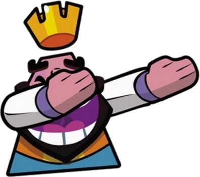 King Dab By Josael281999 - Emojis De Clash Royale Png (396x351)