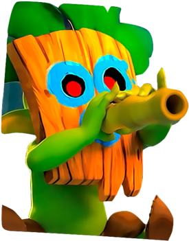 Clash Royale Dart Goblin Png 1 By Flopperdesigns - Cartoon (1192x670)