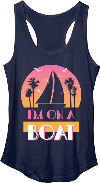 I'm On A Boat Women's Tank - Die Einsame Insel - Ich Bin Auf Einem Boot Mousepads (800x800)