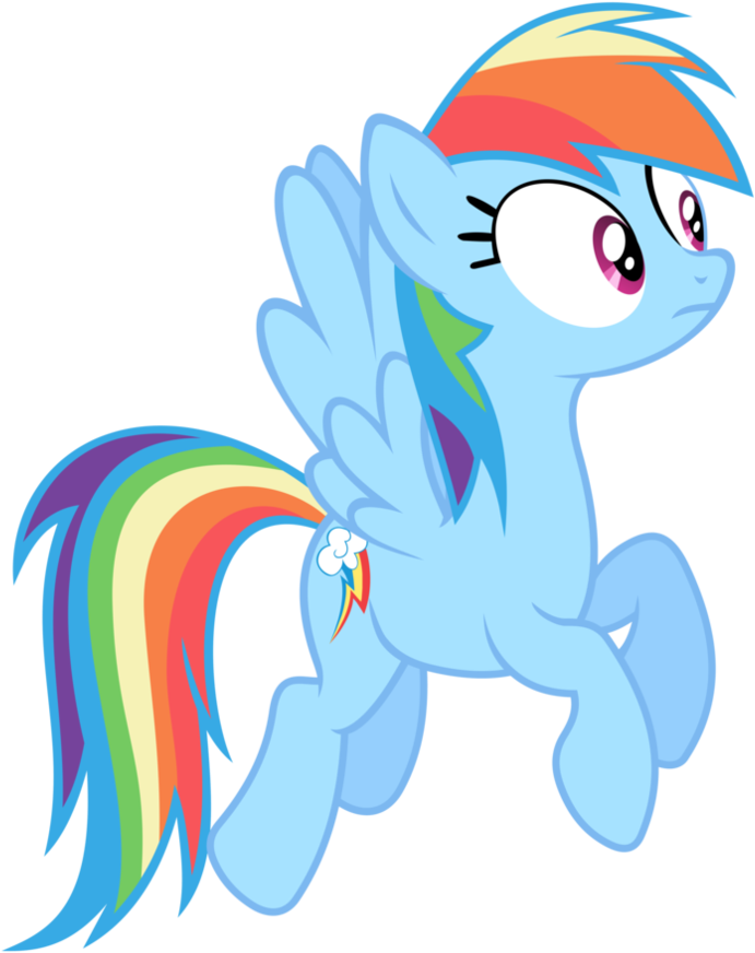 Rainbow Dash Vector - Friendship Is Magic Rainbow Dash (894x894)
