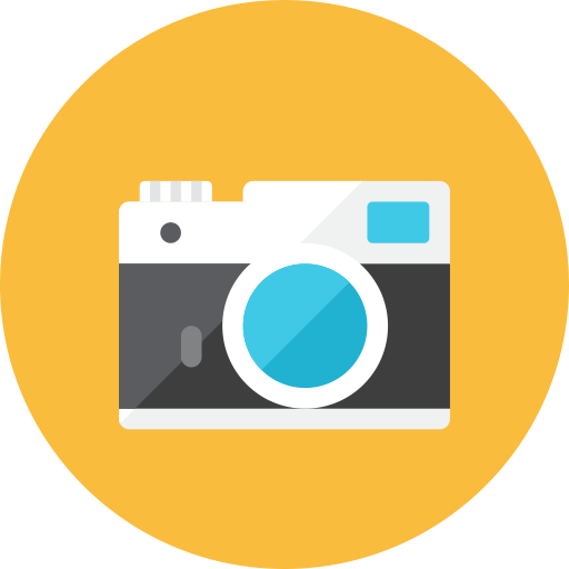 E-waste Is A Name For - Camera Round Icon Png (512x512)