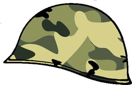 Wreck-it Ralph's Army Helmet - Cartoon Army Helmet Png (450x312)