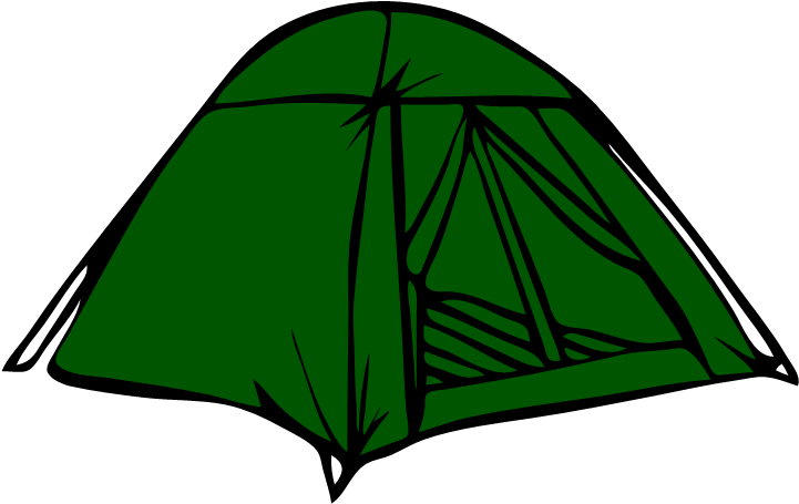 Tent Silhouette Every Day Little Things - Tent Black And White (746x482)