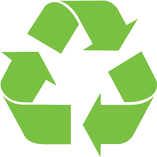 We Recycle Electronics Ethically And Responsibly - Recycling Symbol (360x400)