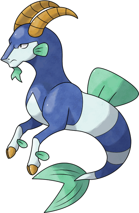 Seagoat By Kronnick - Sea Goat Pokemon (550x786)