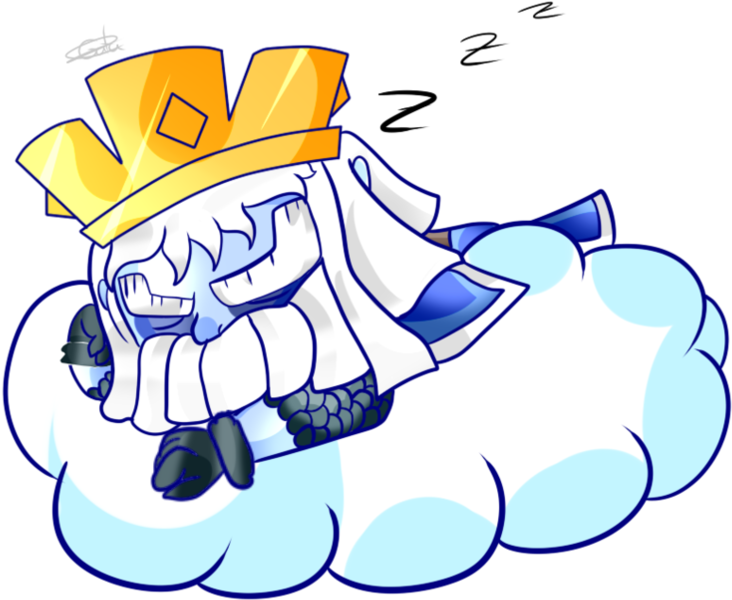 Sleepy Royal Ghost By Lasgatasdemedianoche - Clash Royale Royal Ghost (968x826)