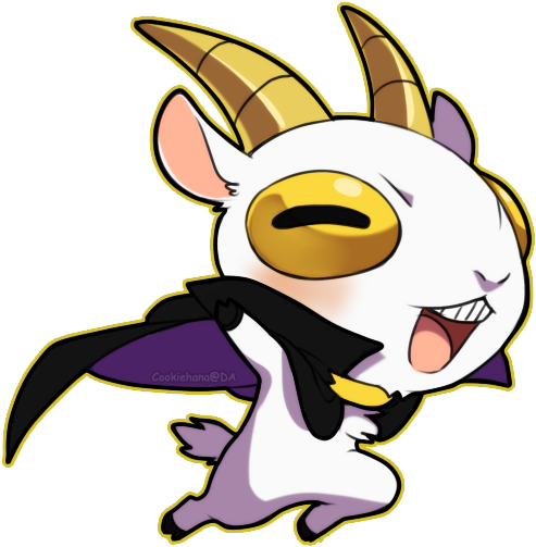 Don Valentino By Cookiehana - Chibi Goat (562x528)