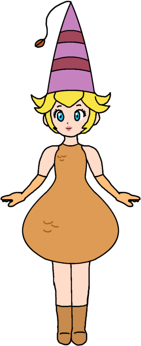 Peanut Princess By Katlime - Peach (657x1214)