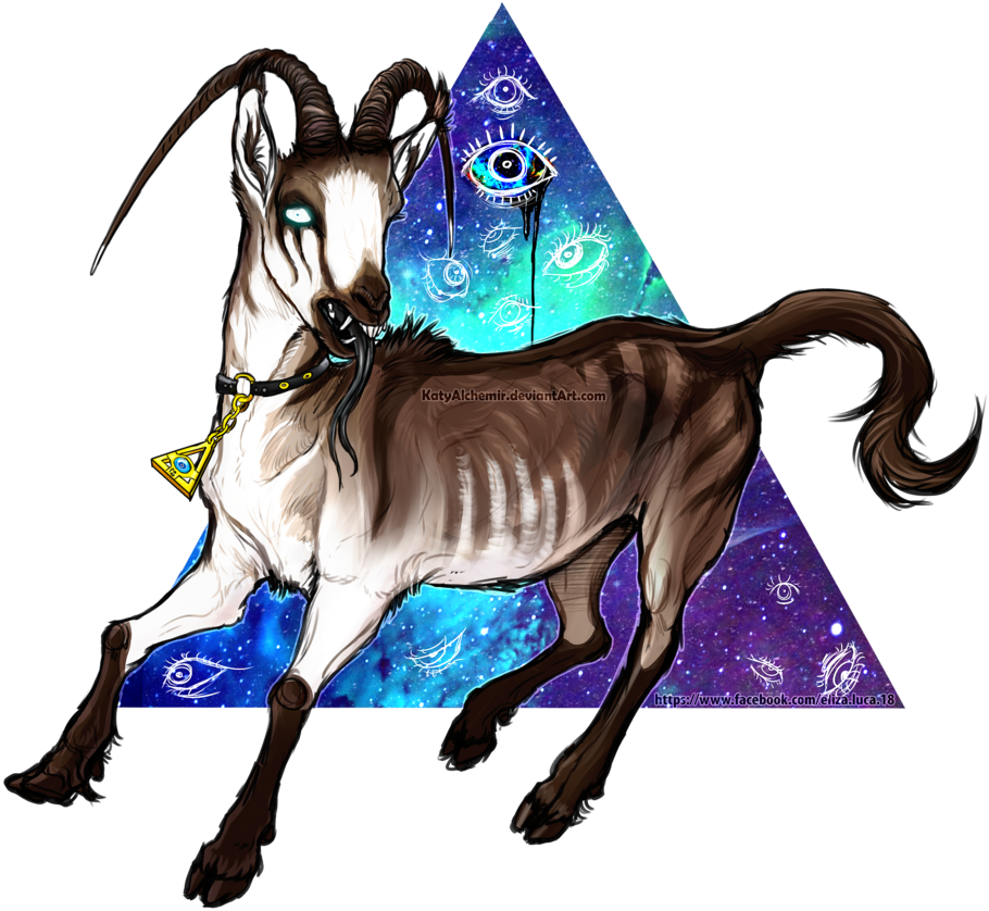 Just A Mad Goat By Squatinacaprium - Mane (937x852)
