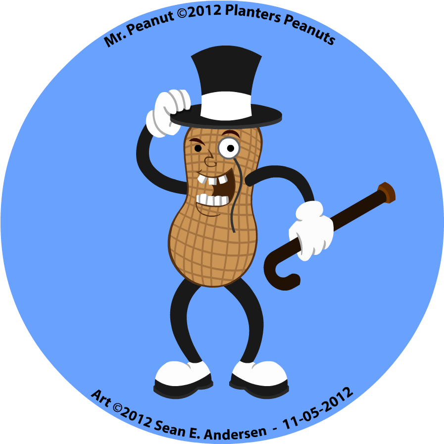 Mr Peanut Fan Art By Therealsneakers Mr Peanut Fan - Mr. Peanut (1024x1024)