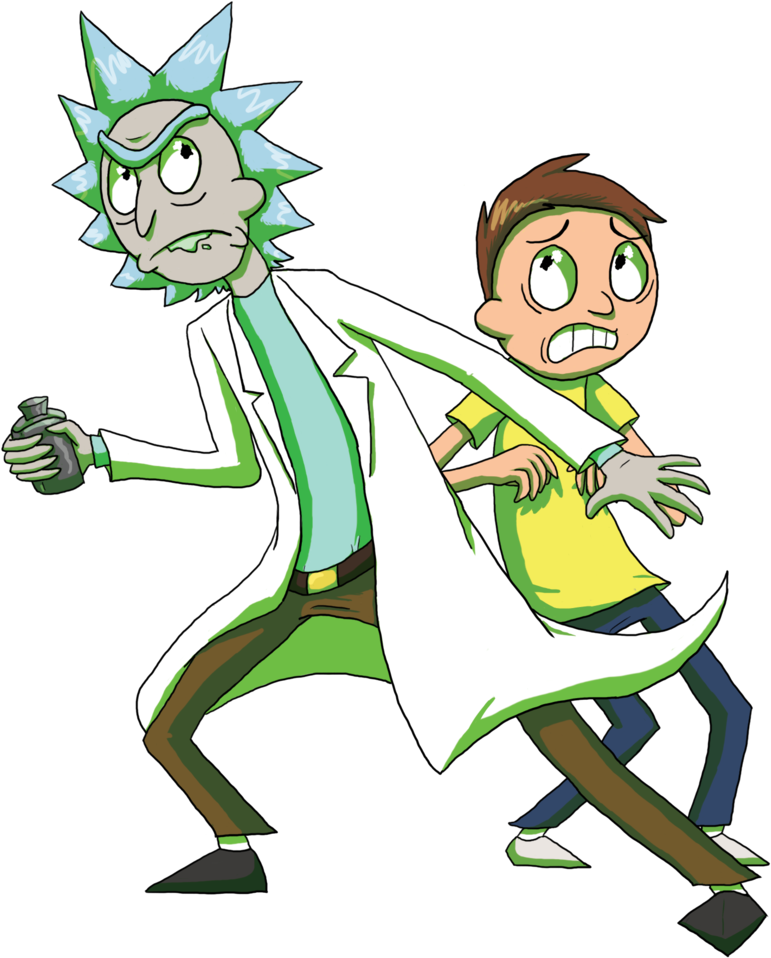 It's Just Rick And Morty By Blackrayquaza1 - Art (810x986)