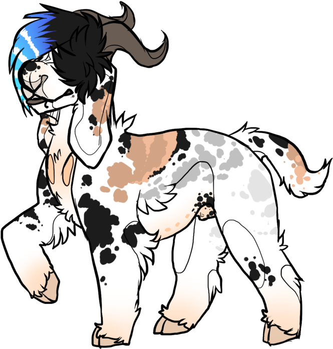 10 Minute Goat Oc Challange Thingy By Usaretamasai - Drawing (1024x789)