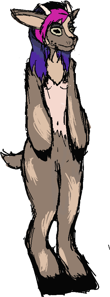 Goat Fursona By Aneiryndae - Illustration (407x984)