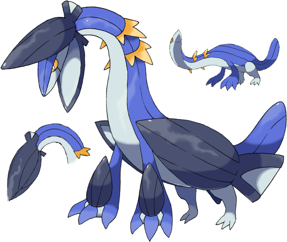 Evolution Design Contest - Water Dragon Fakemon (975x819)