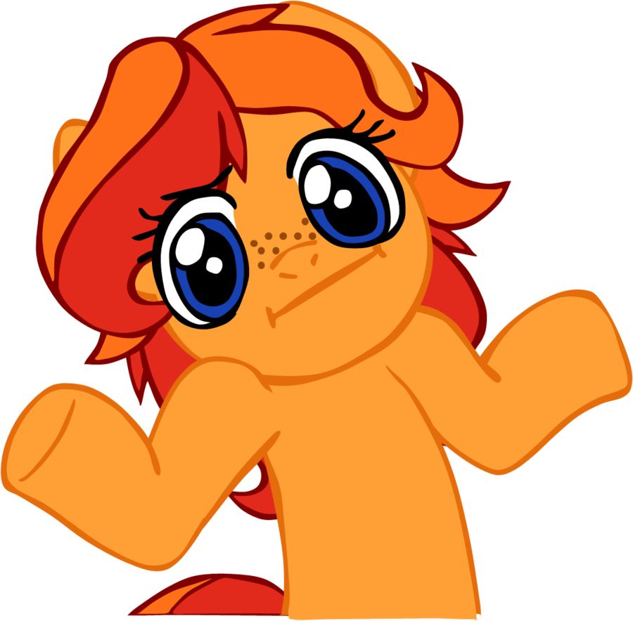 Peanut Bucker Shrug By Ducttoast - Shrug Gif Pinkie Pie (900x884)