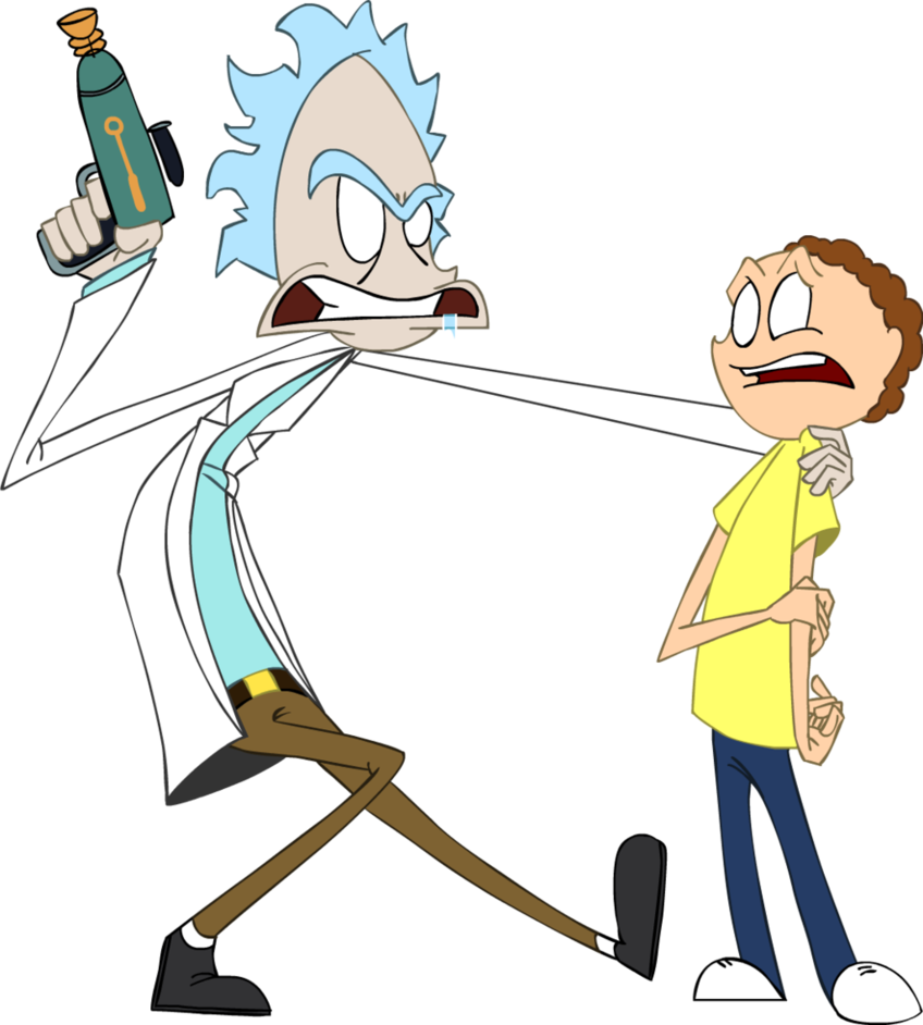 Rick And Morty By Hoodboy33 - Comics (848x942)