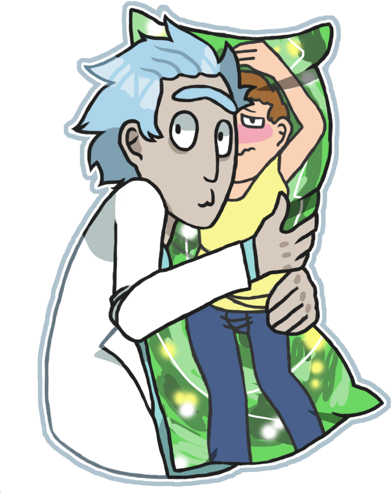 Morty Pillow By Zullyvantas - Rick And Morty Body Pillow (802x996)