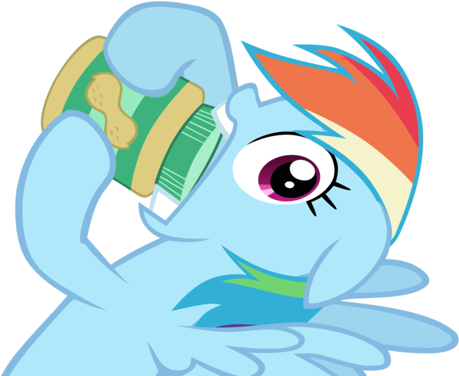 Peanut Butter, Rainbow Dash, Safe, Simple Background, - Cartoon (900x589)