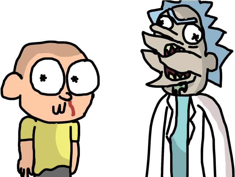 Rick And Morty As Stranger Things By Fnafdude183 - Rick And Morty Stranger Things (1024x576)