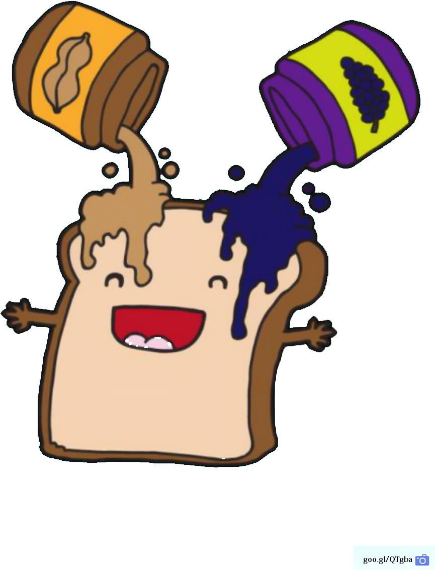Peanut Butter Jelly Sandwich Gif (893x1272)