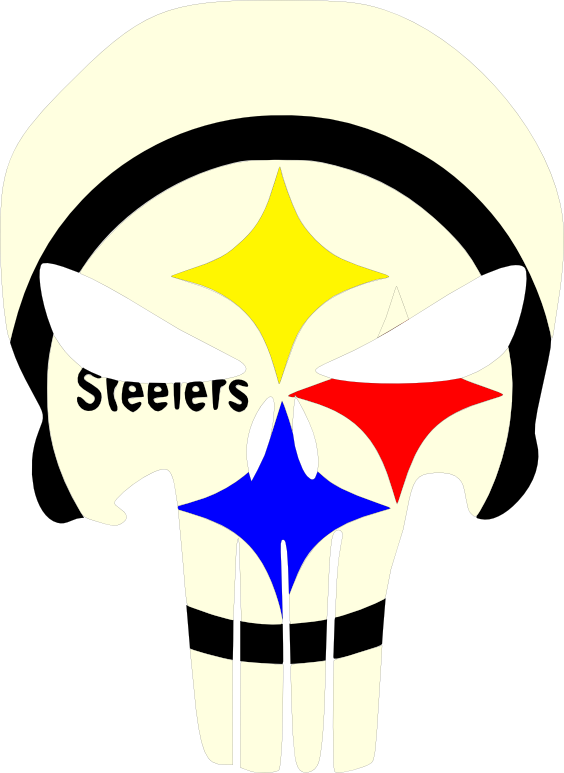 Sports, Personal Use, Steelers Skull, - Sports, Personal Use, Steelers Skull, (564x773)