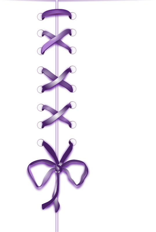 Free Lace - Zazzle Purple Shoe Laces Postcard (538x800)