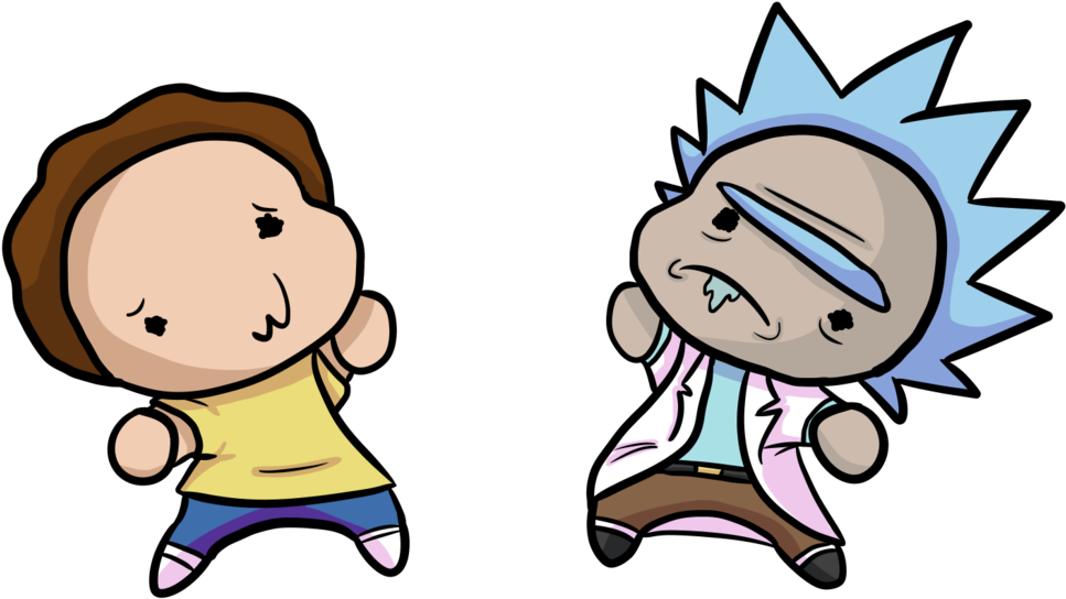 Smol Rick And Smol Morty By An Evil Wizard - Morty Smith (1024x613)