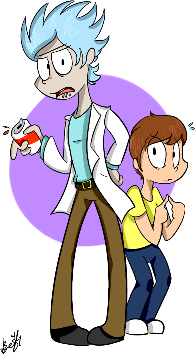 Rick And Morty By Befishproductions - Cartoon - (678x1177) Png Clipart ...