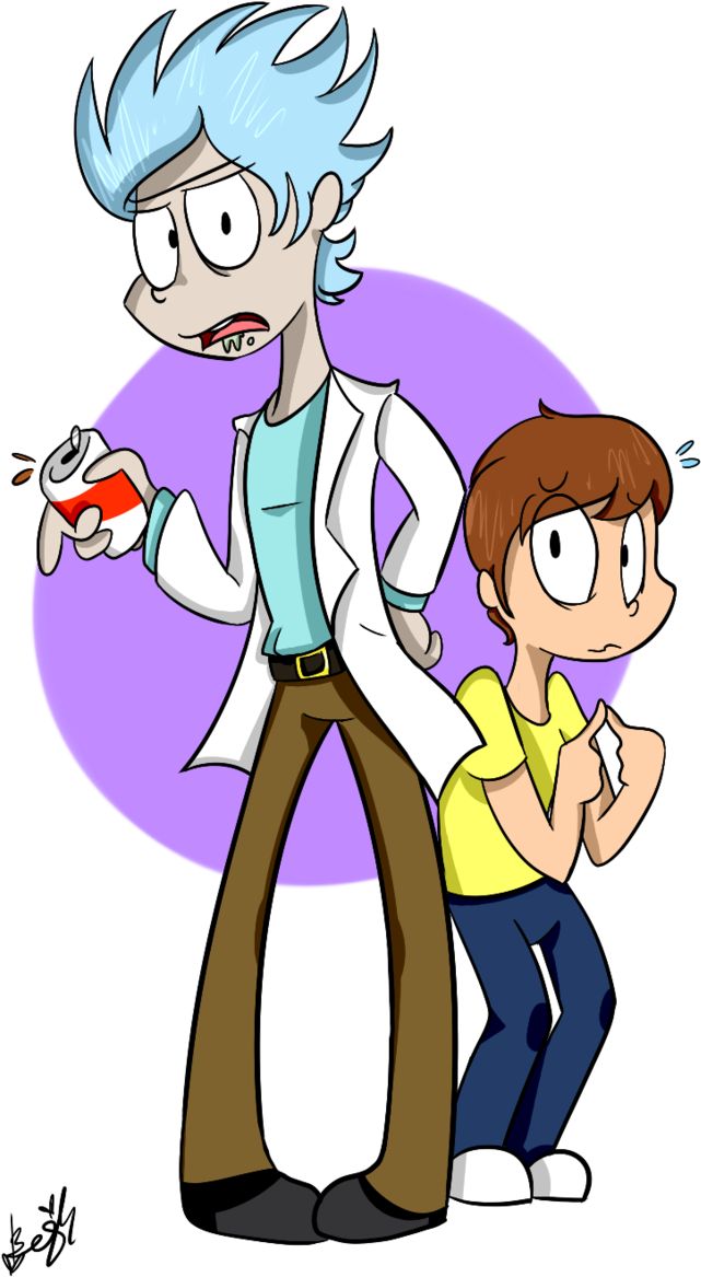 Rick And Morty By Befishproductions - Cartoon (678x1177)