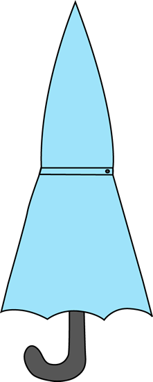 Closed Umbrella - Closed Umbrella Clipart (221x550)