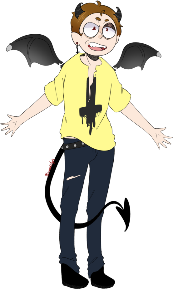 Hellborne Morty By Lunaticlily13 - Drawing (774x1032)