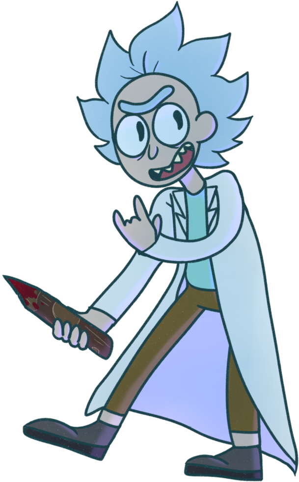 Tiny Rick By Aseret15 - Tiny Rick Fan Art (761x1051)