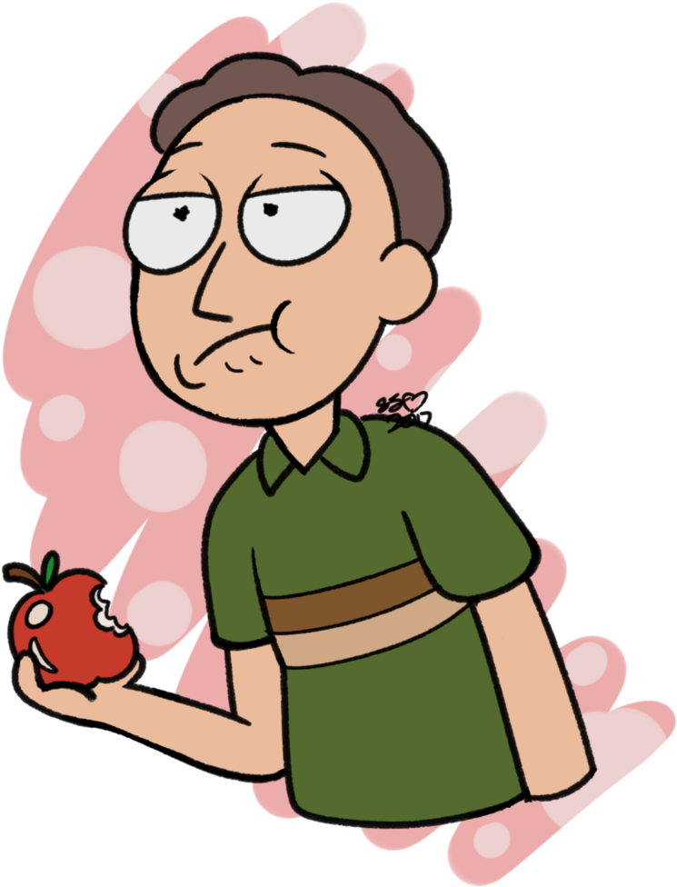 Dad Day - Jerry Rick And Morty Transparen (790x1011)