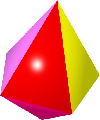 3d Prisms And Dipyramids - Piramide Hexagonal 3d (369x428)