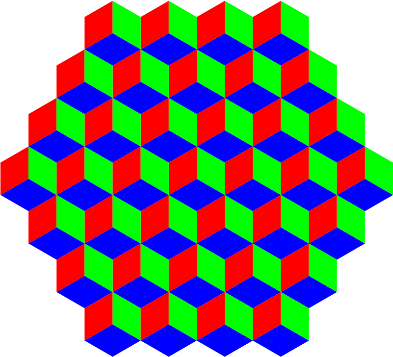 Drawn Cube Hexagon - 3d Art Clipart (800x800)