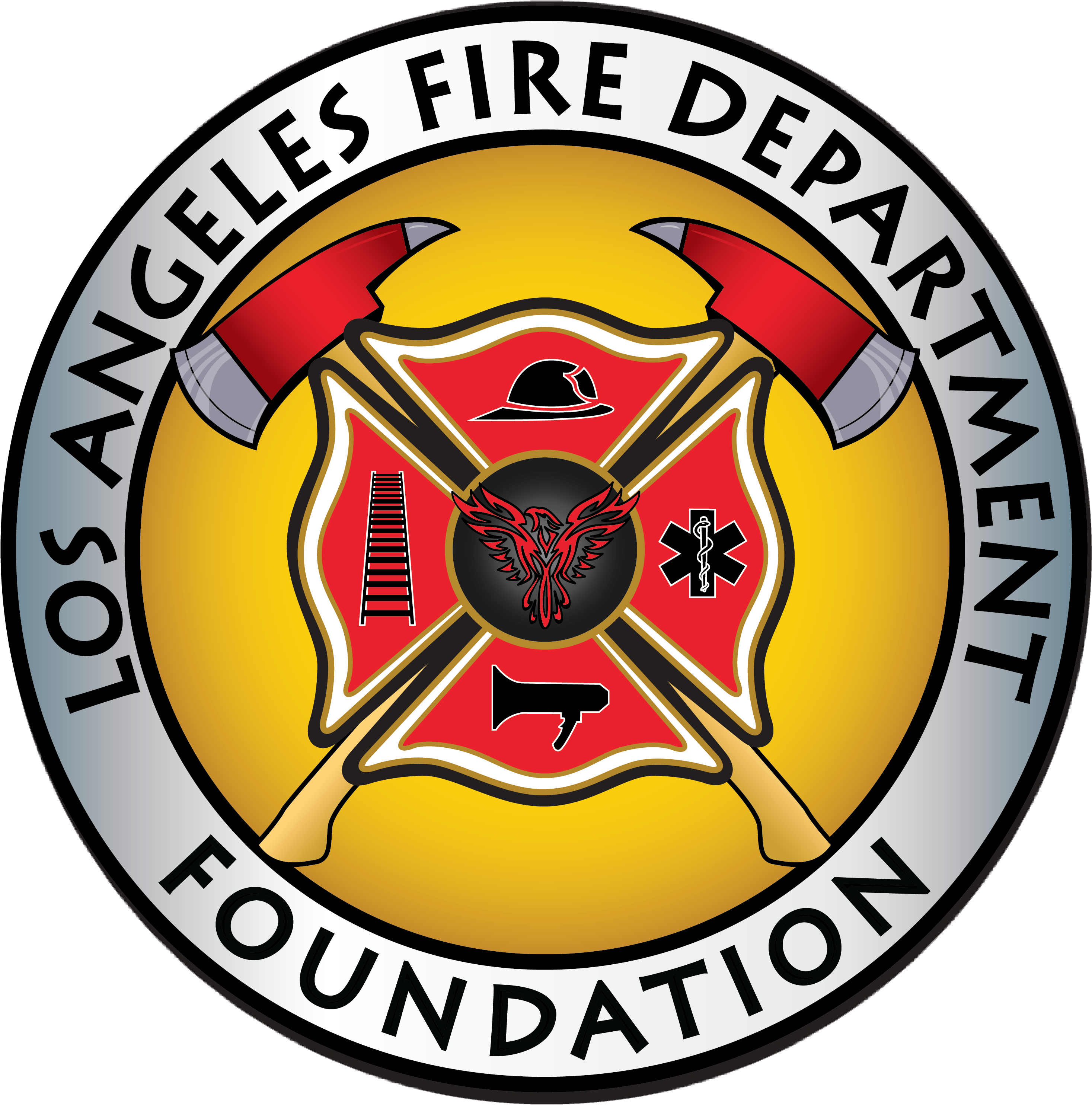 Los Angeles Fire Department Foundation - Man O War Nigeria Logo (3300x3300)