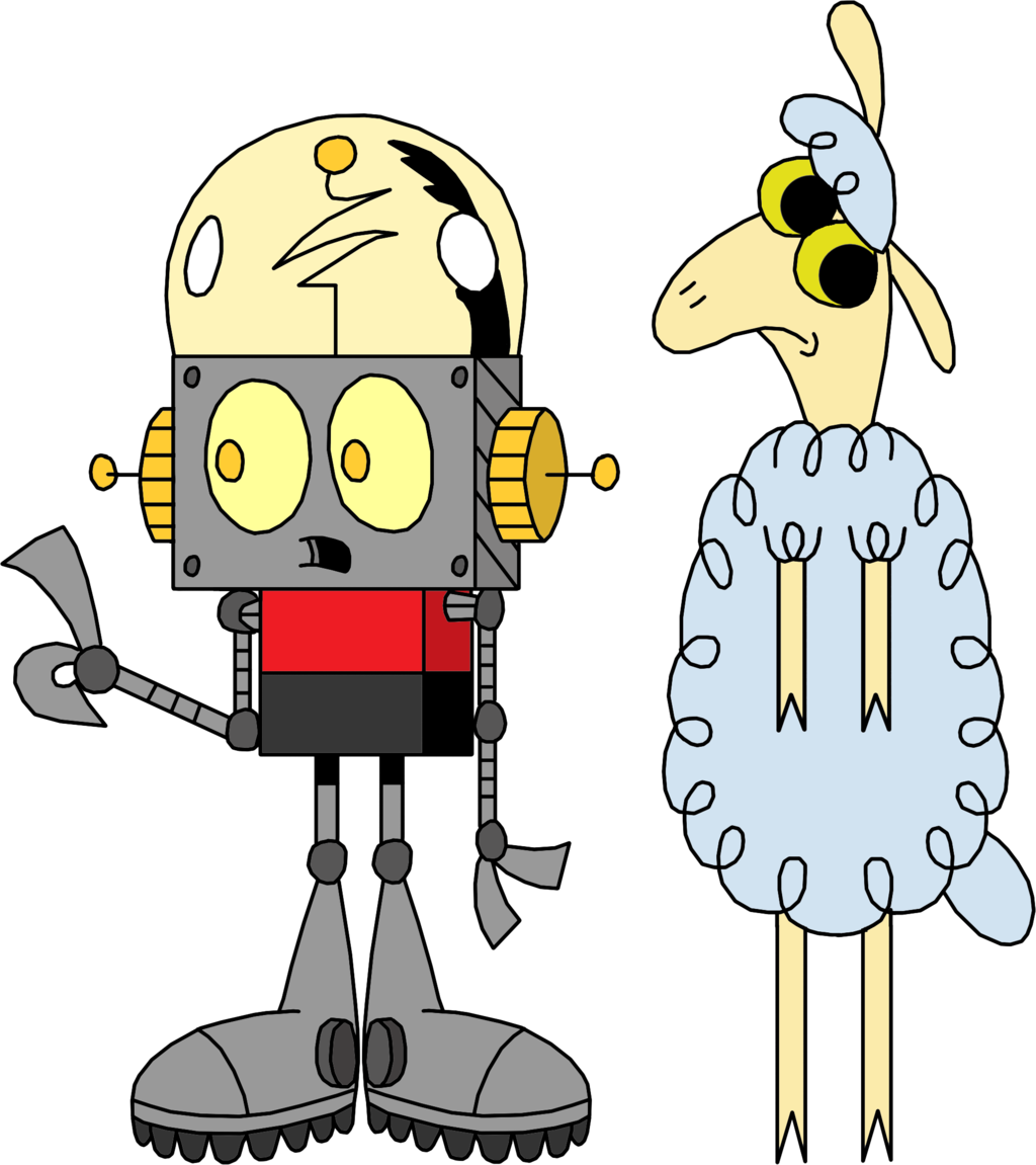 Silviagunner 8 0 Robot Jones And Sheep By Silviagunner - Cartoon Network Robot Jones (1024x1151)