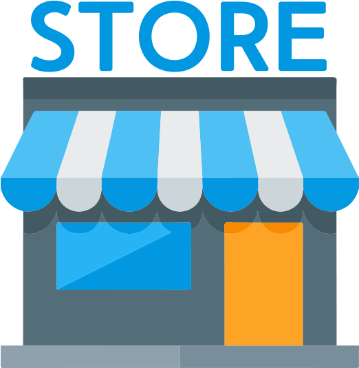 Retail Shops - Retail Store Vector Png (600x600)