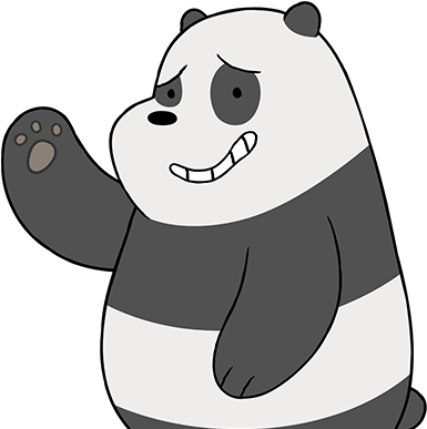 Panda - We Bare Bears - (1600x412) Png Clipart Download