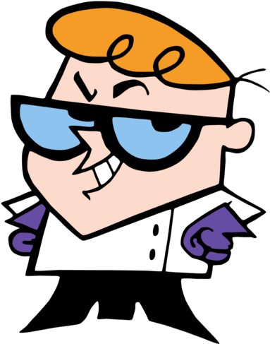 Dexter Is The Titular Main Protagonist Of The Classic - Dexter Cartoon (397x500)
