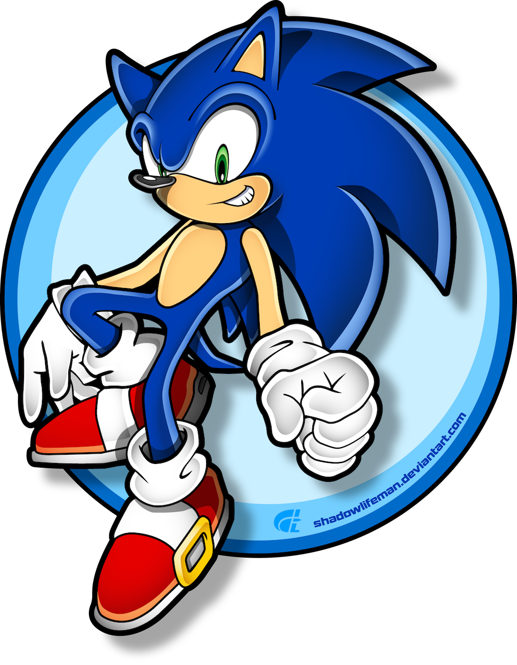 Sonic Channel By Shadowlifeman - Modern Sonic The Hedgehog (1011x1300)