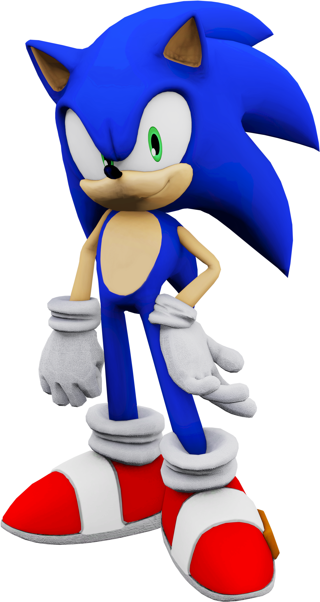 Max 2018] Casual Sonic Render By Sonicboom13561 - Sonic The Hedgehog 2018 Render (1897x2160)