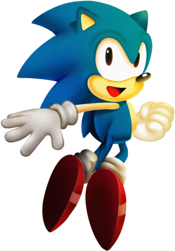 Classic Sonic By Theleonamedgeo - Sonic The Hedgehog (894x894)