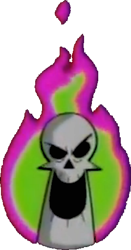 Grim Fire - Grim Adventures Of Billy And Mandy Fire (268x510)