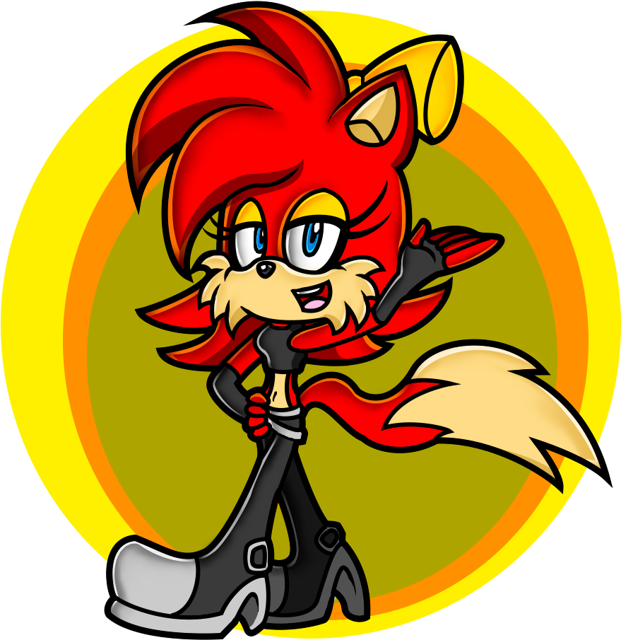 Sonic Fiona Fox Clipart Free Clip Art Images - Cartoon (916x1014)